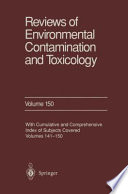 Reviews of Environmental Contamination and Toxicology Continuation of Residue Reviews