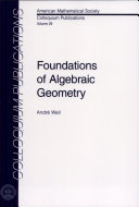 Foundations of algebraic geometry,