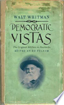 Democratic vistas : the original edition in facsimile