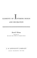 Elements of interior design and decoration.