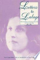 Letters to Lalage : the letters of Charles Williams to Lois Lang-Sims