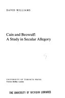 Cain and Beowulf : a study in secular allegory