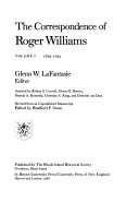 The correspondence of Roger Williams