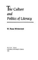 The culture and politics of literacy