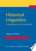 Historical linguistics : a cognitive grammar introduction