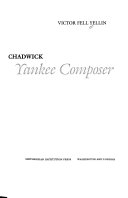 Chadwick, Yankee composer