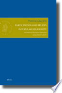 Participation and beliefs in popular religiosity : an empirical-theological exploration among Italian Catholics