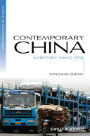 Contemporary China A History Since 1978.