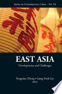 East Asia : developments and challenges
