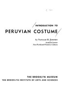 Introduction to Peruvian costume.