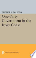 One-party government in the Ivory Coast