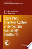 Spare Parts Inventory Control under System Availability Constraints